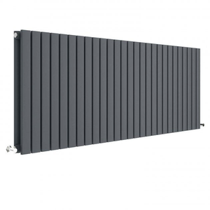 Hudson Reed Sloane 600 x 1572mm Horizontal Double Panel Radiator - Anthracite