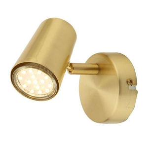 Ellis &amp; Co Satin Brass Single Spotlight