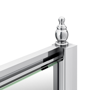 Chatsworth Chrome Shower Door + Side Panel Enclosure Concealed Screw Cover Profiles