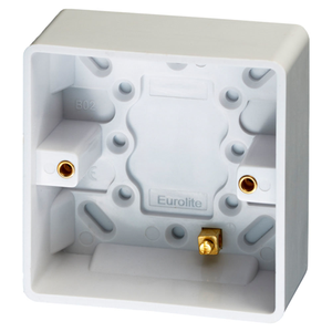Ellis & Co 47mm Single Pattress Box White