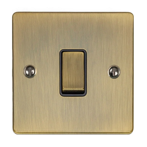Ellis &amp; Co 1 Gang 10A 2 Way Light Switch Antique Brass