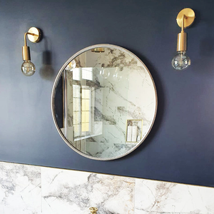 2 x Industville Sleek Edison Wall Light - Brass