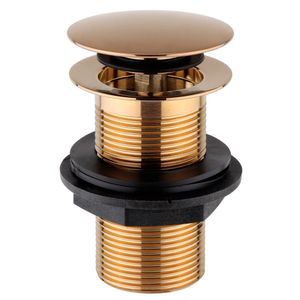 Arezzo Unslotted Click Clack Basin Waste - Brushed Bronze