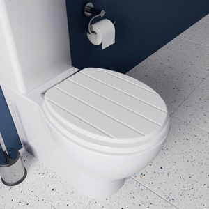 Croydex Portland White Sit Tight Toilet Seat with Soft Close and Quick Release