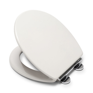 Croydex Lugano White Flexi-Fix Toilet Seat with Soft Close and Quick Release