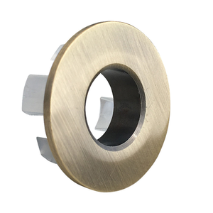 Chatsworth Brushed Antique Brass Basin Overflow Cover Insert Hole Trim