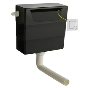 Arezzo Concealed WC Cistern with Chrome Square Flush Plate