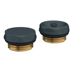 Chatsworth Radiator 1/2" Bleed Valve &amp; Blanking Plug Anthracite