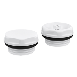 Chatsworth Radiator 1/2" Bleed Valve & Blanking Plug White