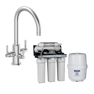 Bower Chrome 3-in-1 Water Purifier Tap (incl. System with Plastic Tank)