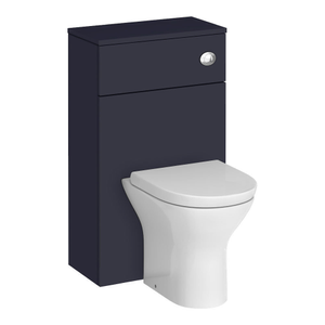 Arezzo 500 Matt Blue WC Unit with Cistern + Modern Pan