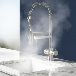 Bower Madrid Directional Spray Instant Boiling Water Tap - Chrome with Boiler & Filter
