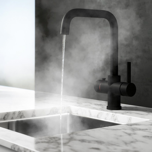 Bower Palma Instant Boiling Water Tap With Boiler & Filter - Matt Black