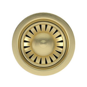 Venice Basket Strainer Kitchen Sink Waste Brushed Brass