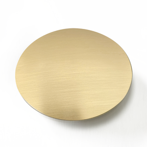 Arezzo Pop-Up Waste Cover Brushed Brass