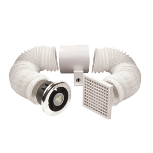 Arezzo LED Shower Extractor Fan &amp; Light Kit