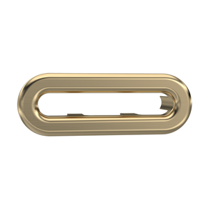 Roxbury Traditional Brushed Brass Basin Overflow Cover Insert