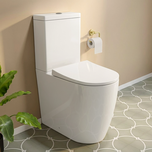 Arezzo Compact BTW Comfort Height Close Coupled Toilet with Soft-Close Seat