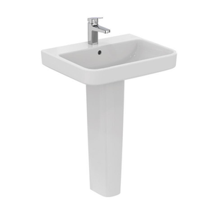 Ideal Standard i.Life B 1TH Washbasin + Full Pedestal 600mm