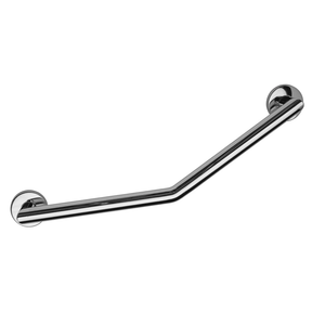 Croydex Modern Stainless Steel Angled Grab Bar - Chrome
