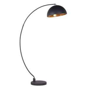 Ellis &amp; Co Arc Floor Lamp - Black &amp; Gold