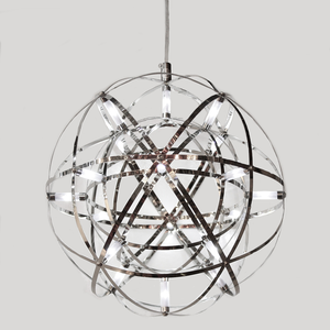 Ellis &amp; Co 30cm Sparkle LED Chrome Pendant Ceiling Light