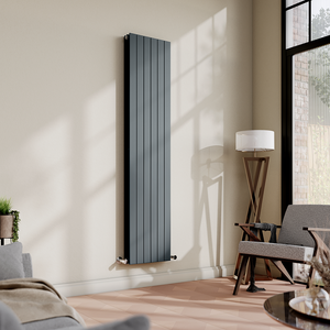 Urban Vertical Radiator - Anthracite - Double Panel (1600mm High) 354mm Wide