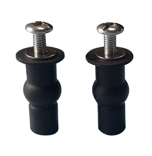 Top Fixing WC Seat Rubber Securing Insert Plug and Screws