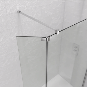 Kudos Ultimate2 8mm Fold Away Deflector Panel 300mm - Chrome Left Hand