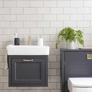 Victoria Metro Flat Wall Tiles - Matt White - 200 x 100mm