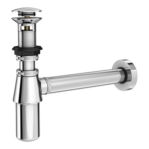 Chatsworth Traditional Chrome Basin Waste & Bottle Trap Set