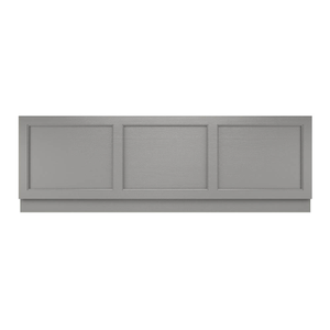 Old London Front Bath Panel &amp; Plinth - Storm Grey 1800mm
