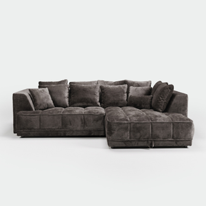 Tignes Right Corner Sofa with Storage Mocha