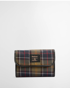 Barbour Tartan Hanging Mens Washbag - Classic/Beacon