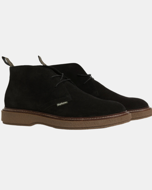 Barbour Blaine Mens Chukka Boots - Black Suede