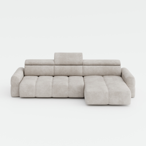 Bormio Right Corner Sofa with Storage Beige