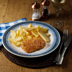 Luxury Fish & Chips (Oven cook oven)