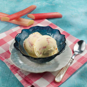 Rhubarb & Custard Ice Cream