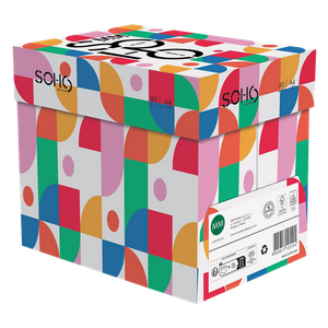 MM SOHO A4 Printer Paper 80 gsm White 146 CIE 500 Sheets Pack of 5