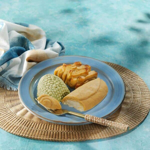Purée Battered Fish & Chips (Oven Cook Only)
