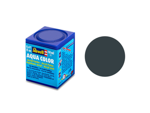 Revell Matt Granite Grey (RAL 7026) Aqua Colour 18ml Model Paint No.69
