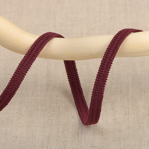 Elastique souple 5 mm - Prune
