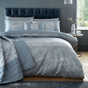 Bayonne Blue Luxury Duvet Cover Set