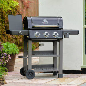 Grillstream Carbon 3 Hybrid Gas & Charcoal BBQ