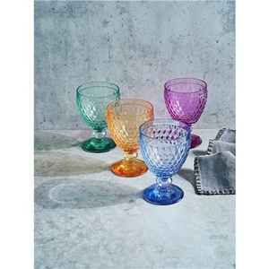 V&B - Boston Water Goblet Set Assorted Colours 4pce