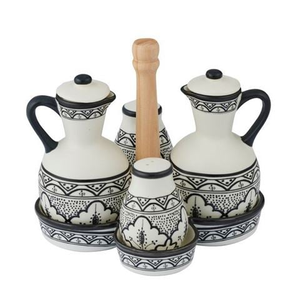 Coast To Coast - Aleah Ceramic Cruet Set 5pce