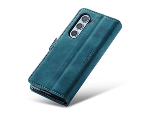 CaseMe Synthetic Leather Wallet Case with Stand for Galaxy Z Fold6 - Teal