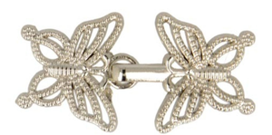 Brandebourg chic papillon - Argent