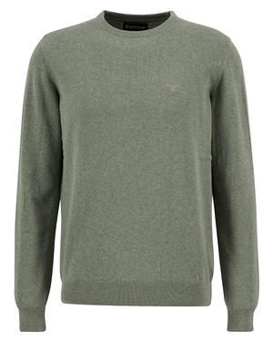Barbour Pima Cotton Mens Crew Sweatshirt - Thyme