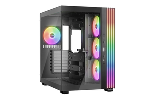 be quiet! Light Base 600 LX Tempered Glass ARGB Reversible ATX Gaming PC Case - Black - BGW67